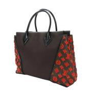 Pre-owned Fabric louis-vuitton-bags Louis Vuitton Vintage , Brown , Da...