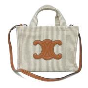 Pre-owned Fabric celine-bags Celine Vintage , White , Dames