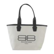 Pre-owned Canvas balenciaga-bags Balenciaga Vintage , White , Dames