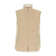 Linnen Gilet in Zandkleur Z Zegna , Beige , Heren