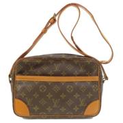 Pre-owned Fabric louis-vuitton-bags Louis Vuitton Vintage , Brown , Da...