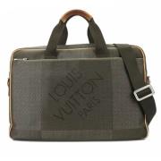 Pre-owned Fabric louis-vuitton-bags Louis Vuitton Vintage , Green , Da...