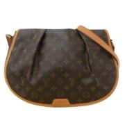 Pre-owned Canvas shoulder-bags Louis Vuitton Vintage , Brown , Dames