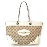 Pre-owned Fabric gucci-bags Gucci Vintage , Beige , Dames