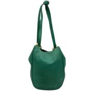 Pre-owned Fabric shoulder-bags Loewe Pre-owned , Green , Dames