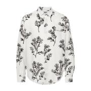 Bloemenprint Overhemd Jacquemus , White , Heren