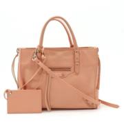 Pre-owned Leather shoulder-bags Balenciaga Vintage , Pink , Dames