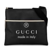 Pre-owned Fabric shoulder-bags Gucci Vintage , Black , Dames