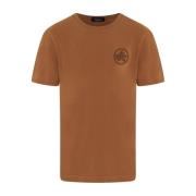 Heren T-shirt Klassieke Pasvorm Dsquared2 , Brown , Heren