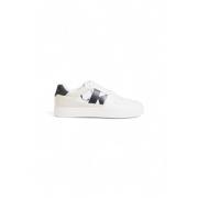 Lage Cupsole Suède Herenschoenen Calvin Klein , White , Heren