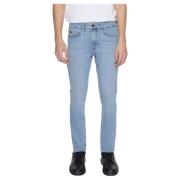 Tapered Jeans Lente/Zomer Collectie Hugo Boss , Blue , Heren