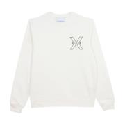 Heren Sweatshirt John Richmond , White , Heren