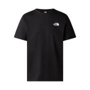 Korte Mouw Redbox Tee The North Face , Black , Heren