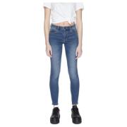Skinny Jeans Lente/Zomer Collectie Armani Exchange , Blue , Dames