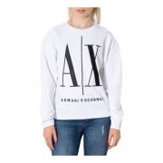 Witte Dames Sweatshirt Armani Exchange , White , Dames