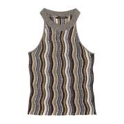 Fancy-Stripe Gebreide Top Luisa Cerano , Multicolor , Dames