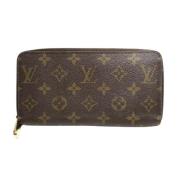 Pre-owned Leather wallets Louis Vuitton Vintage , Brown , Dames