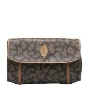 Pre-owned Fabric clutches Yves Saint Laurent Vintage , Brown , Dames