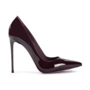 Rode Lakleren Stiletto Hakken Le Silla , Red , Dames