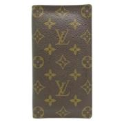 Pre-owned Leather wallets Louis Vuitton Vintage , Brown , Dames