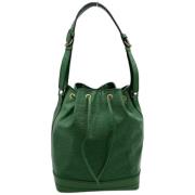 Pre-owned Fabric louis-vuitton-bags Louis Vuitton Vintage , Green , Da...