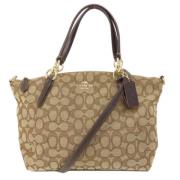 Pre-owned Canvas totes Coach Pre-owned , Beige , Dames