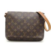 Pre-owned Canvas louis-vuitton-bags Louis Vuitton Vintage , Brown , Da...