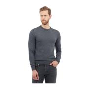 Merino wollen trui met ronde hals Brooks Brothers , Gray , Heren