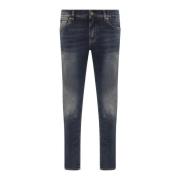 Heren Stijlvolle Broek Dolce & Gabbana , Blue , Heren