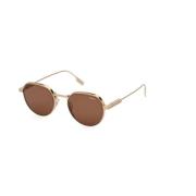 Bronze Roviex Zonnebril Ez0244 34J Ermenegildo Zegna , Brown , Dames