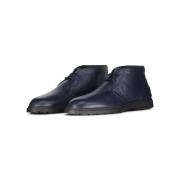 Hybride Chukka Boots met Rubberen Zool Tod's , Blue , Heren