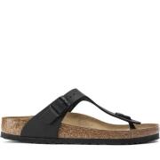 Gizeh Birko-Flor Sandalen Birkenstock , Black , Heren