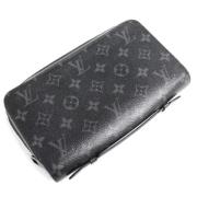 Pre-owned Leather wallets Louis Vuitton Vintage , Black , Dames