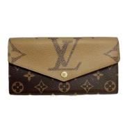 Pre-owned Leather wallets Louis Vuitton Vintage , Brown , Dames