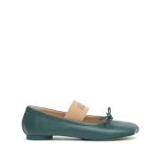 Platte schoenen voor vrouwen MM6 Maison Margiela , Green , Dames