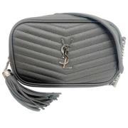 Pre-owned Fabric shoulder-bags Yves Saint Laurent Vintage , Gray , Dam...