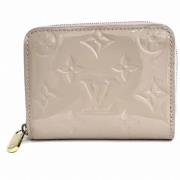 Pre-owned Leather wallets Louis Vuitton Vintage , Beige , Dames