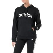 Linear Hoodie Sweatshirt Vrouwen Adidas , Black , Dames