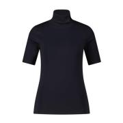 Sporty Rollneck T-Shirt Marc Cain , Blue , Dames