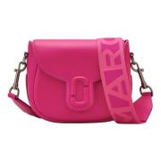 Hot Pink Kleine Saddle Tas Marc Jacobs , Pink , Dames