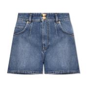 Denim shorts Moschino , Blue , Dames