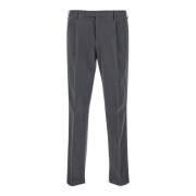 Grijze Katoenen Broek Slim Fit PT Torino , Gray , Heren