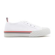 Witte Sneakers met Streepdetail Thom Browne , White , Heren