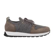 Lichtgewicht Grijs en Bruin Sneakers Doucal's , Brown , Heren