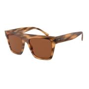 Bruine Acetaat Zonnebril Ar8177-592173 Giorgio Armani , Brown , Unisex