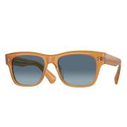 Innovatieve kussen vormige zonnebril Oliver Peoples , Orange , Unisex