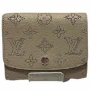 Pre-owned Leather wallets Louis Vuitton Vintage , Beige , Dames