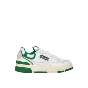 Vintage Lage Leren Sneakers Autry , White , Heren