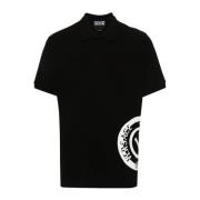 Stijlvolle T-shirts en Polos Versace Jeans Couture , Black , Heren