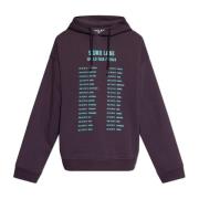 Sweatshirt met logo Versace Jeans Couture , Purple , Heren